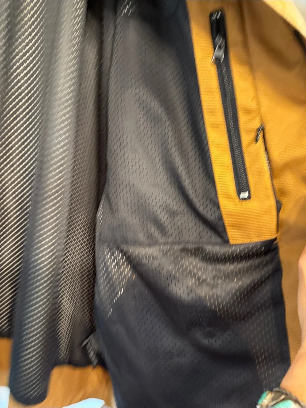 Men's Tan Workfield Jacket with Mesh Lining